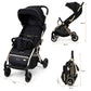 Neobreez THETA Auto Fold Self Stand Travel Baby Toddler Stroller, Compact Pushchair,Waterproof UPF 50+ Canopy,Gift &Cotton Bag,Phone Holder,Toy Strap,Reflective Stickers,0-4yrs,22kg.