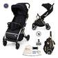 Neobreez THETA Auto Fold Self Stand Travel Baby Toddler Stroller, Compact Pushchair,Waterproof UPF 50+ Canopy,Gift &Cotton Bag,Phone Holder,Toy Strap,Reflective Stickers,0-4yrs,22kg.