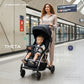 Neobreez THETA Auto Fold Self Stand Travel Baby Toddler Stroller, Compact Pushchair,Waterproof UPF 50+ Canopy,Gift &Cotton Bag,Phone Holder,Toy Strap,Reflective Stickers,0-4yrs,22kg.