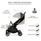 Neobreez THETA Auto Fold Self Stand Travel Baby Toddler Stroller, Compact Pushchair,Waterproof UPF 50+ Canopy,Gift &Cotton Bag,Phone Holder,Toy Strap,Reflective Stickers,0-4yrs,22kg.