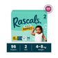 Rascals Premium Baby Diapers Jumbo Box - Size 2, 4-8 kg, 96 Count. - Adenzo Comfies
