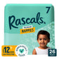 Rascals Premium Baby Diapers - Comfortable, Leak-Proof Diaper for Babies - Soft, Gentle Diapers Size 7 (17+kg), 26Pcs - Adenzo Comfies