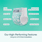 Rascals Premium Baby Diapers - Comfortable, Leak-Proof Diaper for Babies - Soft, Gentle Diapers Size 7 (17+kg), 26Pcs - Adenzo Comfies