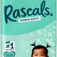 Rascals Premium Baby Diapers - Comfortable & Leak-Proof Newborn Diaper for Babies 3-5 kg - Soft & Gentle Diapers Size 1 - Pack of 54 Count