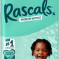 Rascals Premium Baby Diapers - Comfortable & Leak-Proof Newborn Diaper for Babies 3-5 kg - Soft & Gentle Diapers Size 1 - Pack of 54 Count