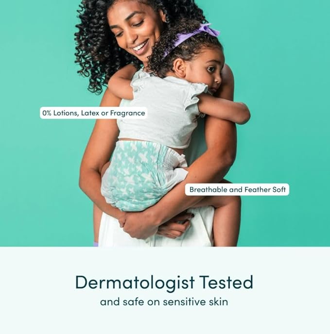 Rascals Premium Baby Diapers - Comfortable & Leak-Proof Newborn Diaper for Babies 3-5 kg - Soft & Gentle Diapers Size 1 - Pack of 54 Count