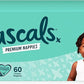 Rascals Premium Baby Diapers - Comfortable & Leak-Proof Diaper for Babies - Soft & Gentle Diapers Size 1 to size 7 - Jumbo Box