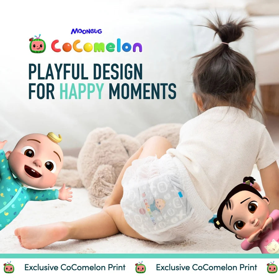 Rascals Cocomelon Edition Training Diaper Pants, Jumbo Pack, Size 4, 10-15 kg, 54 Count.