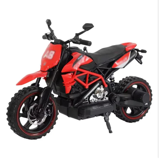 Children's Electric Motorcycle with Lights and Music Plastic Metal Construction Indoor/Outdoor Use Remote Control Toy Car - Adenzo Comfies