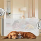 Retractable Baby Safety Gate| Roll - Up Stair & Door Gate for Babies, Dogs & Pets | ‎135 x 135 x 86 cm - Adenzo Comfies