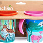Munchkin Miracle 360 Wildlove Trainer Cup, 6 Oz, 2 Pack, Tiger/Rhino
