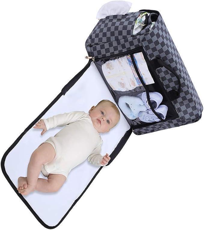 Ryco Monique Baby Nursery Diaper Bag – Large Capacity Tote with Changing Mat, Piece of 1 - Adenzo Comfies