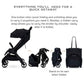 Neobreez  Lightweight Cabin Stroller, 0-4 Years, 22kg Capacity, Lie-Flat, Compact Fold, Hand Luggage, Large Basket, Gift Bag with Phone & Toy Holder, Reflective sticker, UV/Waterproof, Ventilated.