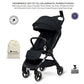 Neobreez  Lightweight Cabin Stroller, 0-4 Years, 22kg Capacity, Lie-Flat, Compact Fold, Hand Luggage, Large Basket, Gift Bag with Phone & Toy Holder, Reflective sticker, UV/Waterproof, Ventilated.