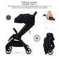 Neobreez  Lightweight Cabin Stroller, 0-4 Years, 22kg Capacity, Lie-Flat, Compact Fold, Hand Luggage, Large Basket, Gift Bag with Phone & Toy Holder, Reflective sticker, UV/Waterproof, Ventilated.