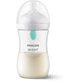 Philips Avent Natural Response Baby Bottle with AirFree Vent SCY673/01 – 260ml (9oz), BPA‑Free, 3–6m - Adenzo Comfies