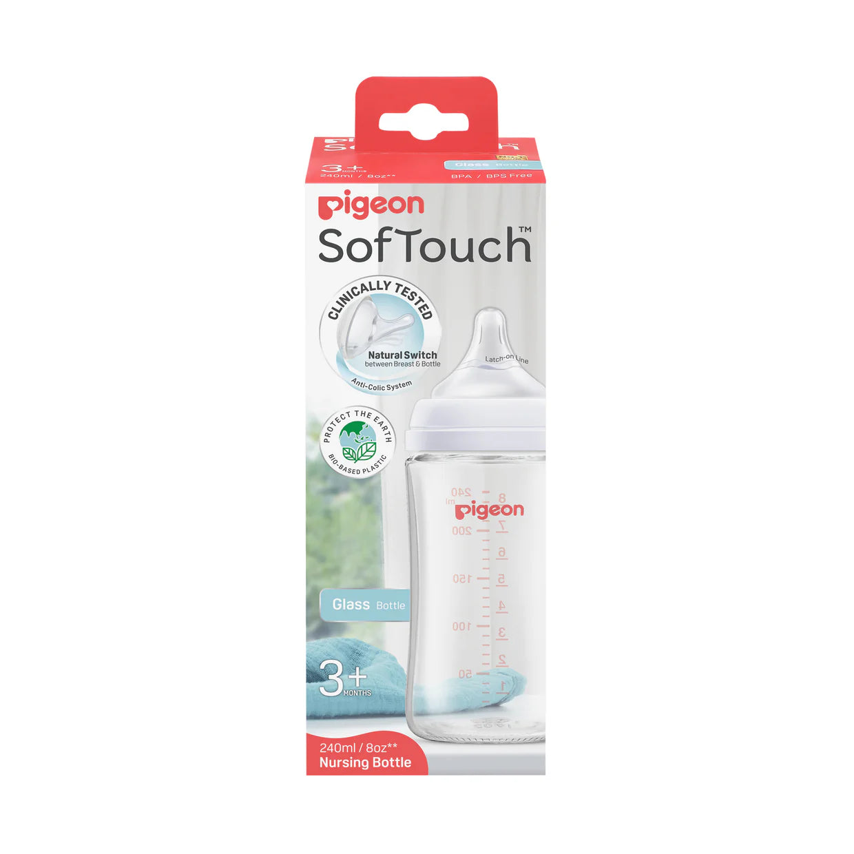 SOFTOUCH BPP Nursing Bottle PP 240ML
