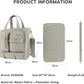MOMIGO Diaper Bag Tote - Nappy Changing Bags Multifunction Travel Camping Picnic Tote Bag - Adenzo Comfies