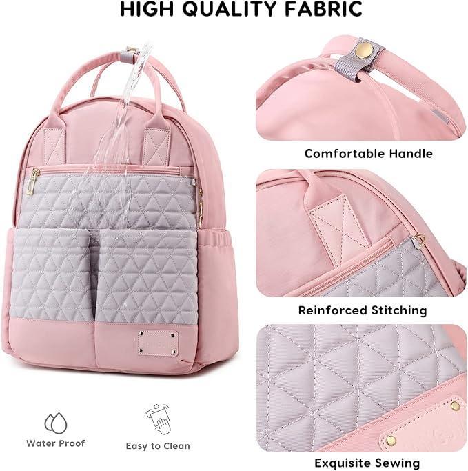 SONARIN HANGJIA Multifunctional Lightweight Baby Changing Backpack, Changing Bag, Large Capacity, Waterproof Baby Bag, Changing Bag, Backpack, Travel Bag with Dummy Bag for Mum and Dad - Adenzo Comfies