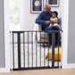 Safety Gate for stairs, adjustable , made of steel -Black. - Adenzo Comfies