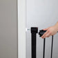 Safety Gate for stairs, adjustable , made of steel -Black. - Adenzo Comfies