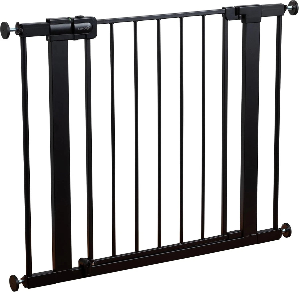 Safety Gate for stairs, adjustable , made of steel -Black. - Adenzo Comfies