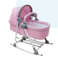 2-in-1 Multifunctional Baby Crib and Rocking Chair with 4 Modes, Premium Height-Adjustable Rocking Chair