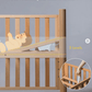 Moob Wooden Baby Crib (609 5-in-1 – Convertible Bed, Playpen - Adenzo Comfies