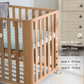 Moob Wooden Baby Crib (609 5-in-1 – Convertible Bed, Playpen - Adenzo Comfies