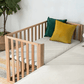 Moob Wooden Baby Crib (609 5-in-1 – Convertible Bed, Playpen - Adenzo Comfies