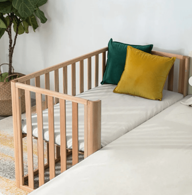 Moob Wooden Baby Crib (609 5-in-1 – Convertible Bed, Playpen - Adenzo Comfies