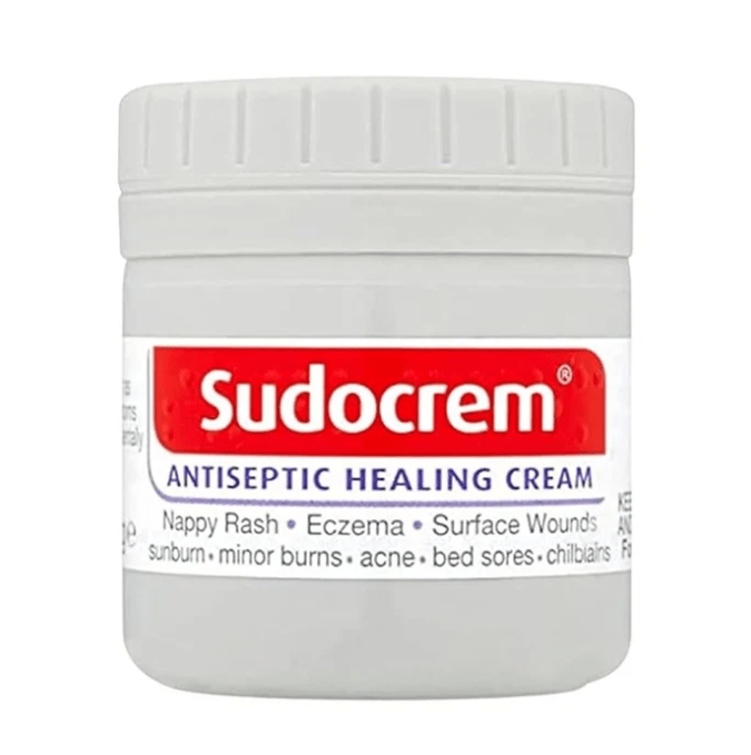 Sudocrem Antiseptic Healing Cream for Nappy Rash, Eczema, Burns and More - 60g - Adenzo Comfies