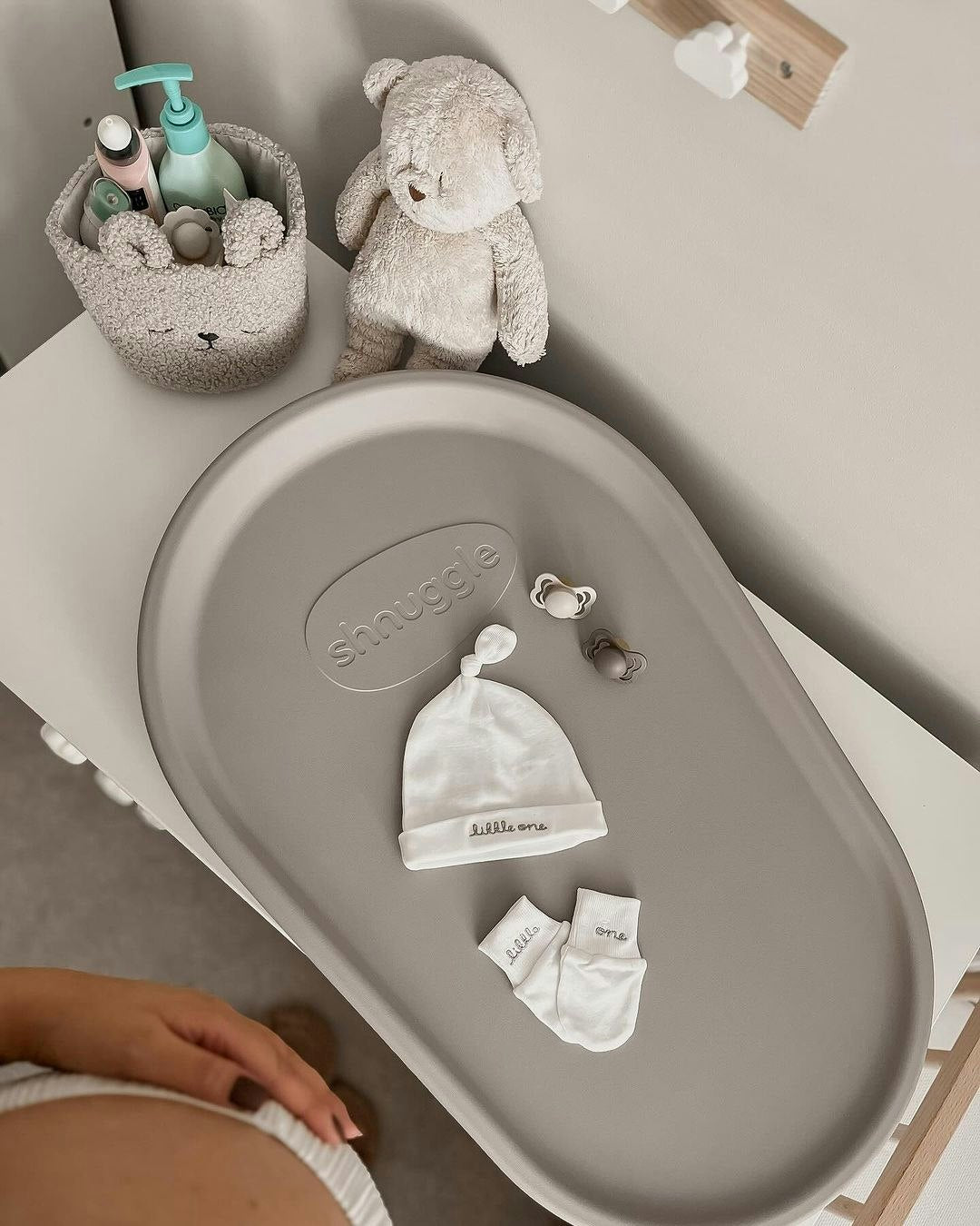 Shnuggle Squishy Baby Changing Mat | Soft and Warm Foam Material is Nicer for Babies | Perfect for Nappy/Diaper Changing Time | Anti-Slip Easy Clean Wipeable. - Adenzo Comfies