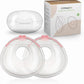Silicone Breast Milk Collector, Breast Pad Nursing Cups, Leakproof Milk Savers for Breastfeeding, Soft Shell for Nipple Pain, Reusable, Safe, Easy to Carry(2Pack) - Adenzo Comfies