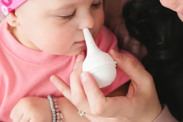 Silicone Nasal Aspirator – Soft Baby Nose Cleaner with Gentle Suction – Hygienic Infant Nasal Care Tool – Ages 0 Months and Up - Adenzo Comfies