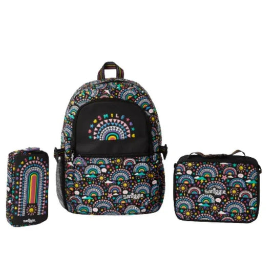 Smiggle Kids Backpack Set for School and Travel – Durable Lightweight School Bag Set with Lunch Bag and Pencil Case - Adenzo Comfies