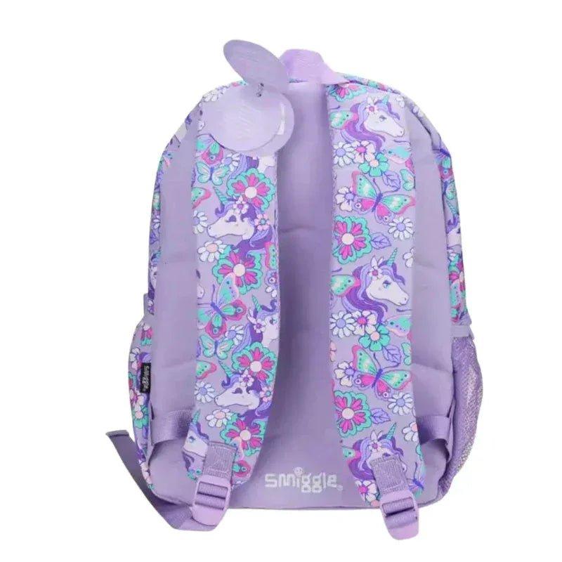 Smiggle Magical Unicorn Backpack – Glitter School Bag with Multiple Compartments, Lightweight & Durable Back - to - School Backpack for Kids - Adenzo Comfies