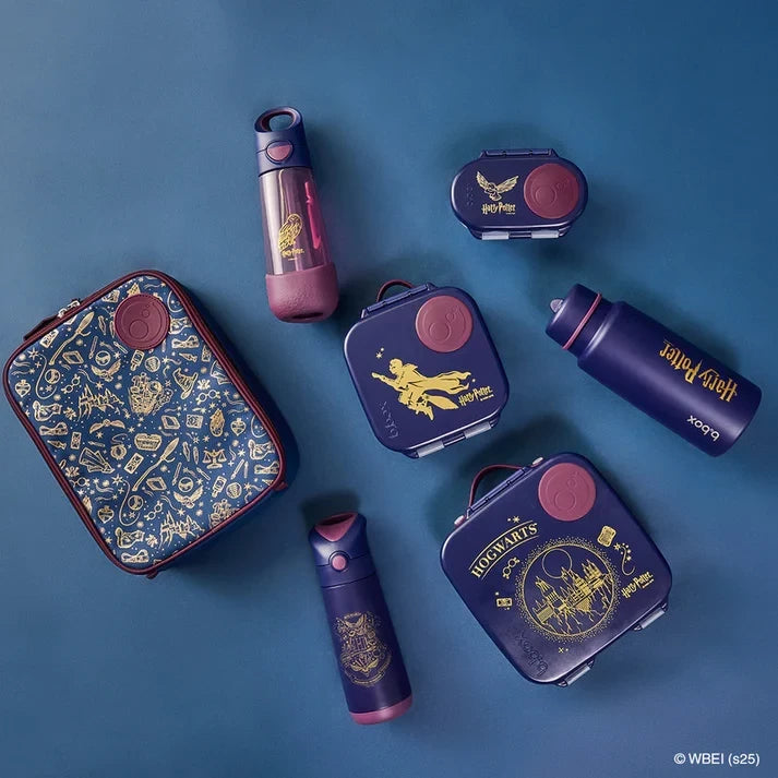 B.Box Harry Potter Lunchbox | Leakproof Lunch Box for Kids, Adjustable Compartments & Easy-Grip Handle, Available in Mini, Large, and Snackbox Size