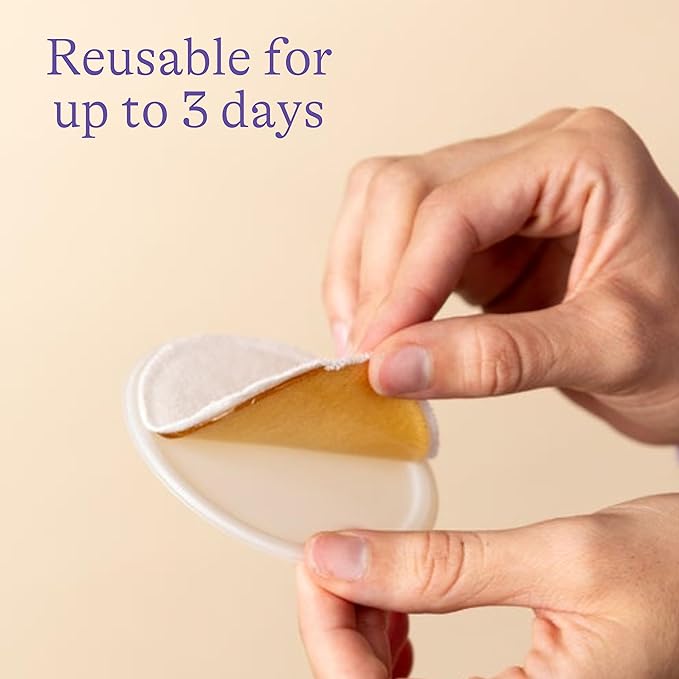 Lansinoh Soothies ® Cooling Gel Pads Breastfeeding - Soothes & Protects Cracked Nipples Breast Feeding - Reusable up to 3 days Includes Storage Tray - Breast Pads Maternity Sore Nipple Relief