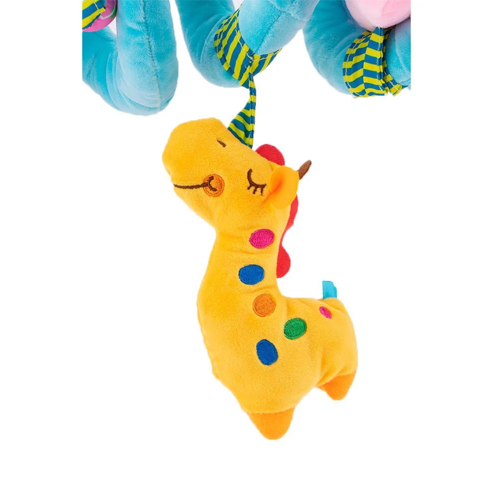 Koty Baby Stroller Toys: Spiral Activity Toy for Car Seat, Crib, Bed - Hanging Rabbit Rattle for Babies 0-6 Months - Adenzo Comfies