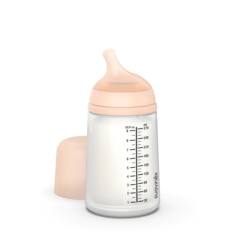 Suavinex S Breastfeeding Bottle (Zero Zero)180ml SU Fair L3 - Pack Of 2 - Adenzo Comfies