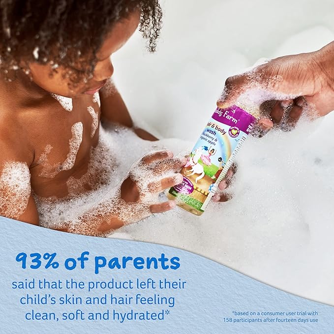 Childs Farm | Kids Hair & Body Wash 500ml | Blackberry & Organic Apple | Suitable for Dry, Sensitive & Eczema-prone Skin