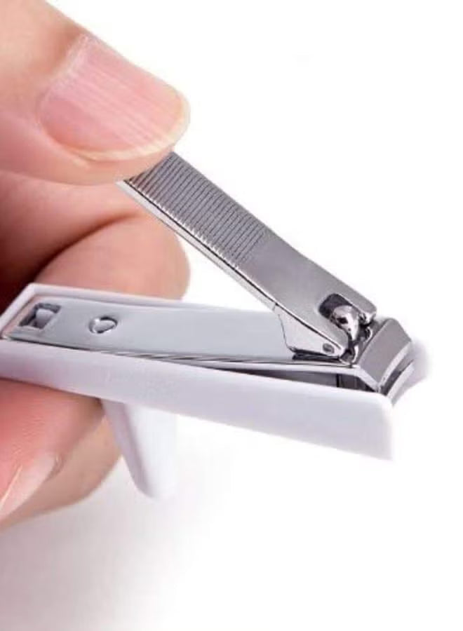 Sure Grip Stainless Steel Nail Clippers – Ergonomic Non-Slip Handle with Precision Blades – Durable Rust-Resistant Grooming Tool for Fingernails and Toenails - Adenzo Comfies