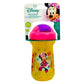 The First Years Disney Minnie Mouse Sip & See Kids Water Bottle - Water Bottle for Toddlers - Spill Proof Toddler Cup - 12 Oz - Adenzo Comfies