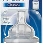 Philips AVENT SCF632/27 Baby Bottle Teat, Slow Flow, 2 Holes, BPA - Free Silicone, Pack of 2 - Adenzo Comfies