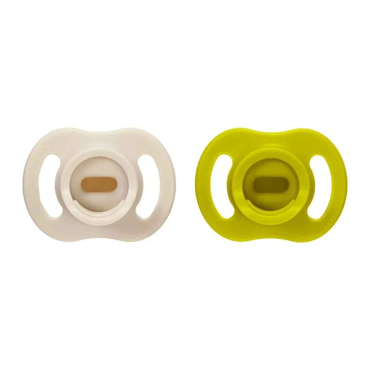 Tommee Tippee Ultra‑Light Silicone Soothers, 2 Pack (0–6m & 6–18m), Extra Comfort, Lightweight Design - Adenzo Comfies