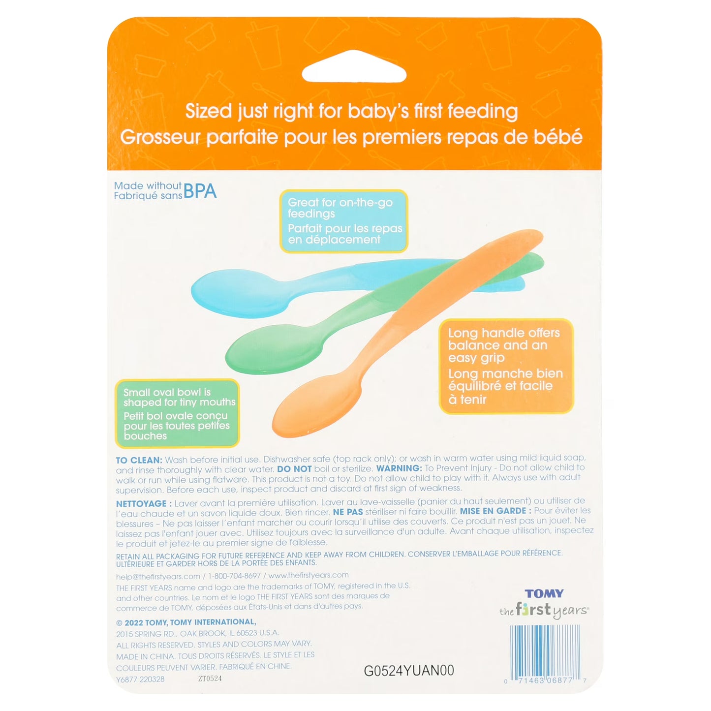 Tomy The First Years Take & Toss Infant Spoons – 16 Pack (4m+)