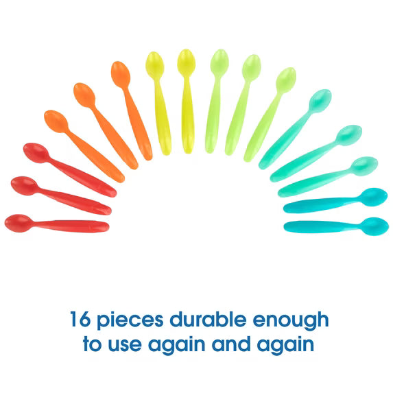Tomy The First Years Take & Toss Infant Spoons – 16 Pack (4m+)