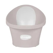 Shnuggle Baby Bath Tub Featuring Ergonomic Bum Bump Support, Soft Foam Backrest and an Integrated Plug- Beige .