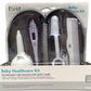 The First Years Baby Health Care & Grooming Kit, Newborn Nursery Kits, 7 - piece Essential Kit for Home, Baby Gift Sets, Baby Daily Care, White. - Adenzo Comfies